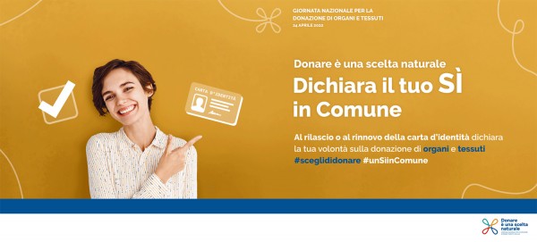 Donare è una scelta naturale, dichiara il tuo sì in Comune