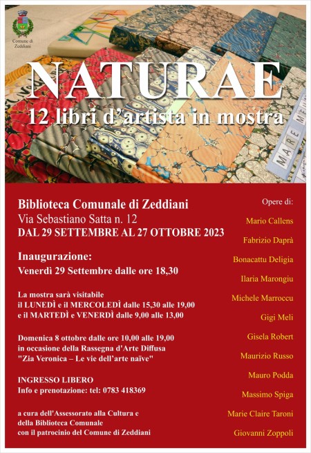 NATURAE – 12 libri d’artista in mostra