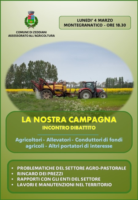 LA NOSTRA CAMPAGNA – INCONTRO DIBATTITO