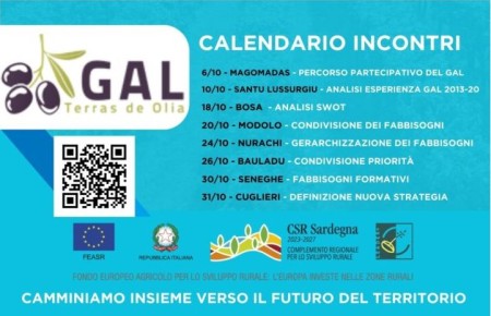 GAL “TERRAS DE OLIA” – Nuova Strategia di Sviluppo Locale 2023-2027