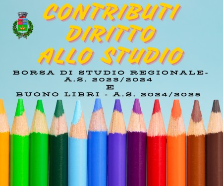 CONTRIBUTI PER IL DIRITTO ALLO STUDIO