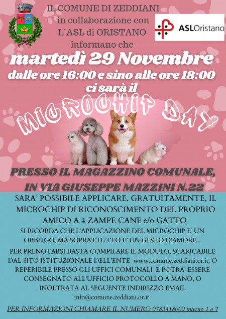 MICROCHIP DAY – 29 novembre 2022