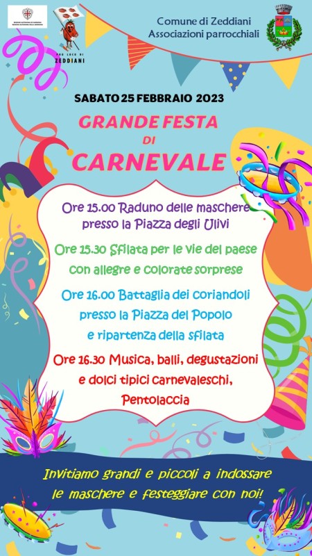 GRANDE FESTA DI CARNEVALE 2023