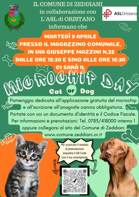 MICROCHIPPATURA GRATUITA PER CANI E GATTI
