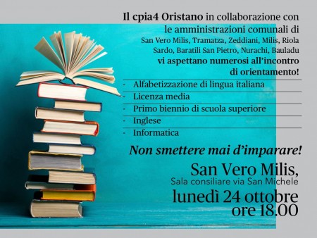 CPIA 4 Oristano – Incontro di orientamento