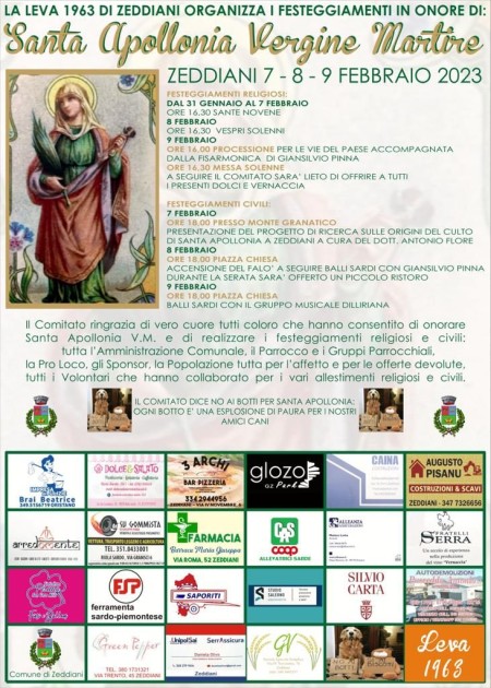 Festeggiamenti in onore di Santa Apollonia