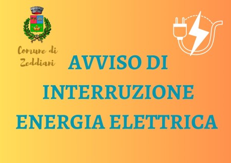 AVVISO DI INTERRUZIONE ENERGIA ELETTRICA