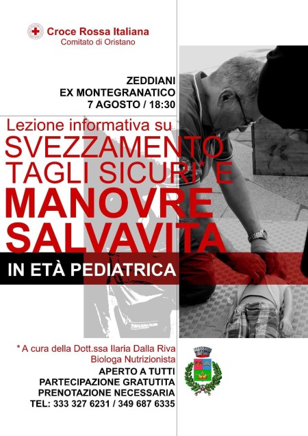 SVEZZAMENTO, TAGLI SICURI E MANOVRE SALVAVITA – LEZIONE INFORMATIVA